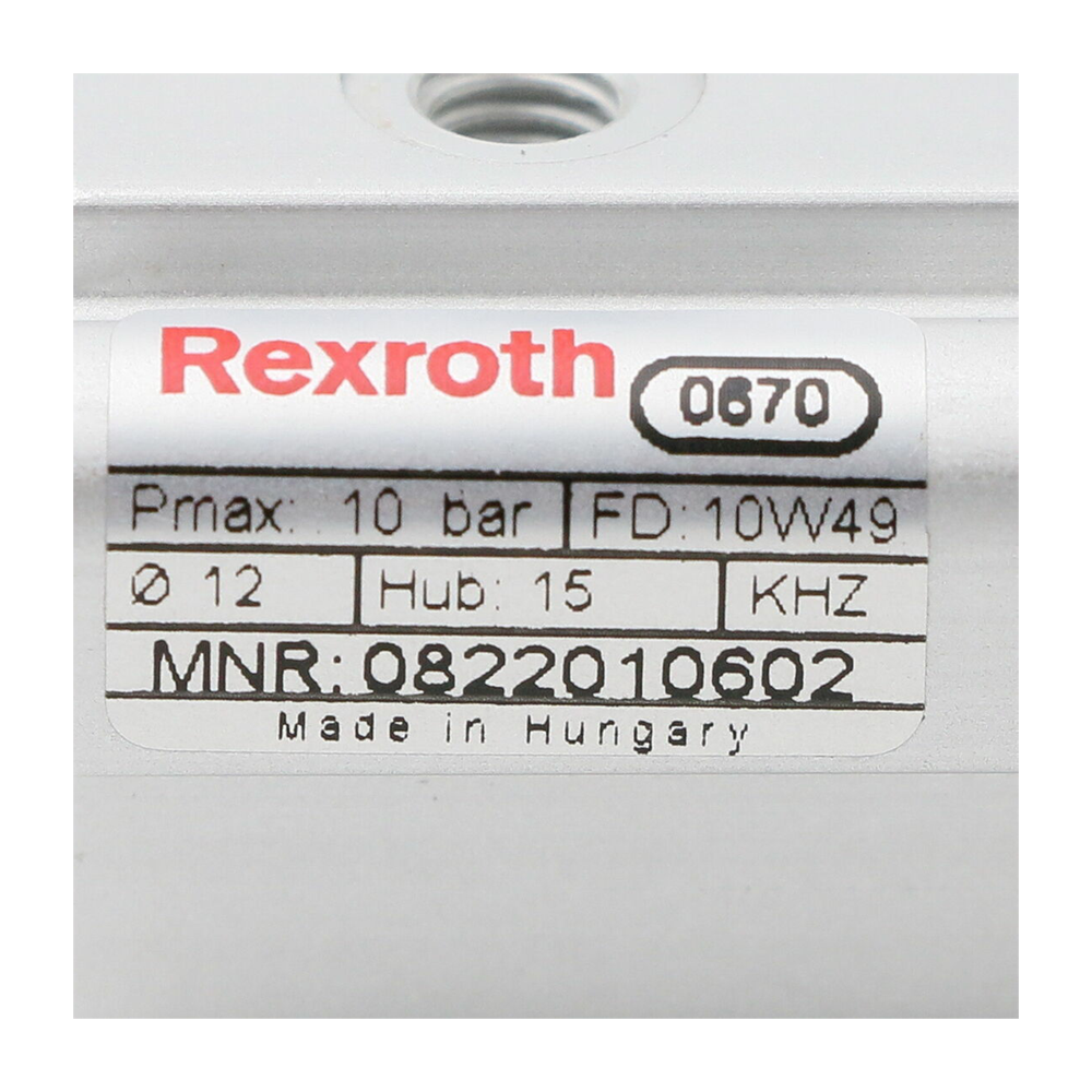BOSCH REXROTH Aventics Cilindro de aire 0822010602