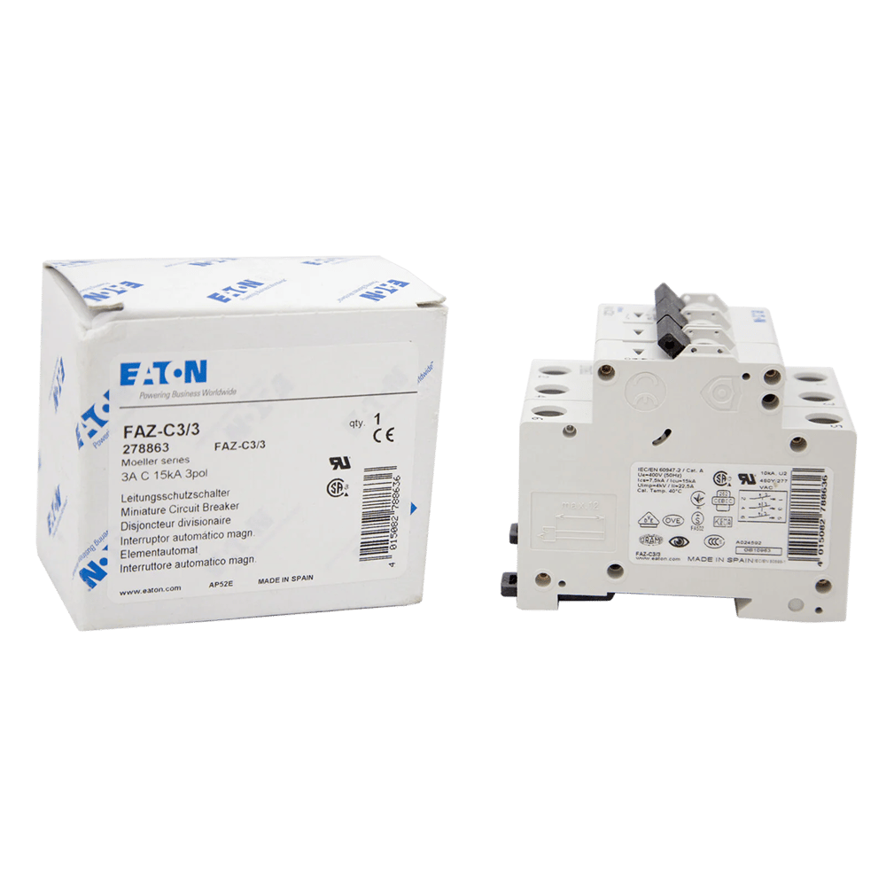 Eaton Moeller Circuit Breaker FAZ-C3/3