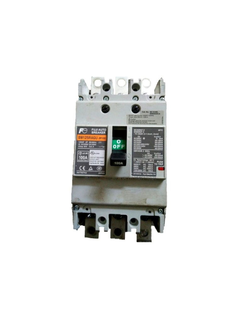 Fuji Circuit Breaker BW125RAGU-3P100