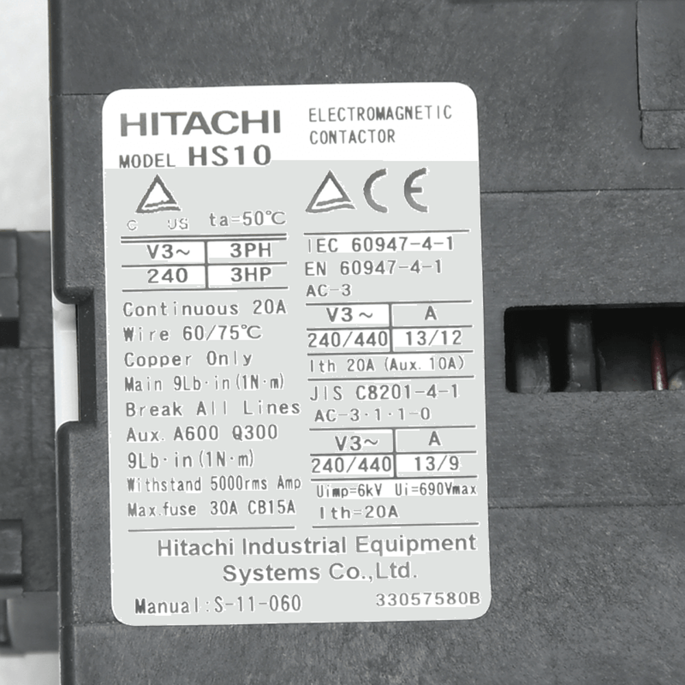 HITACHI Contactor HS10