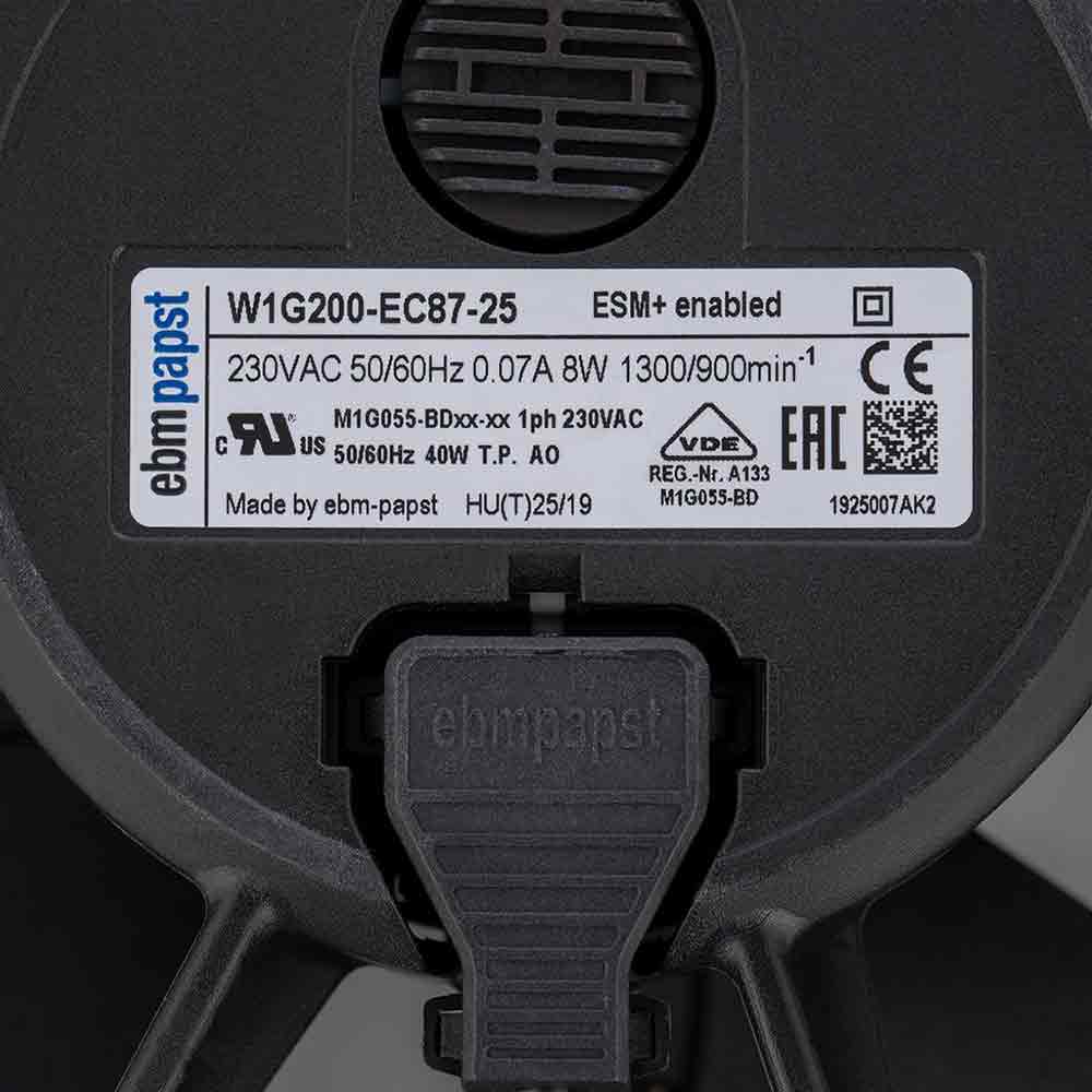 Ebmpapst Fan W1G200-EC87-25