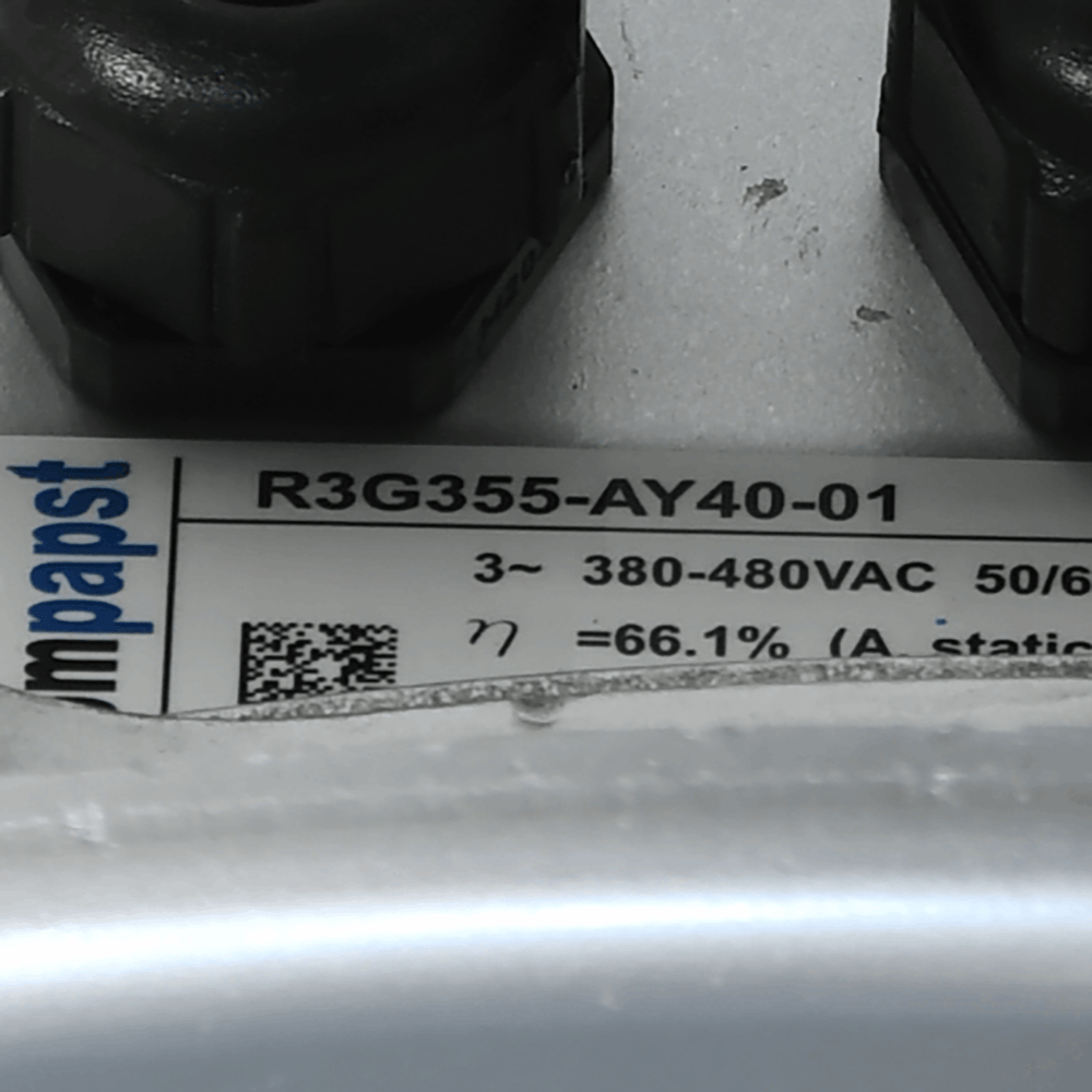Ebmpapst Ventilador R3G355-AY40-01