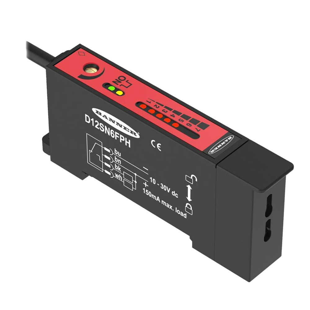 BANNER Optical Fiber Amplifier D12SN6FPH