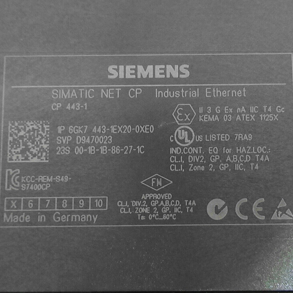 Siemens PLC 6GK7 443-1EX20-0XE0