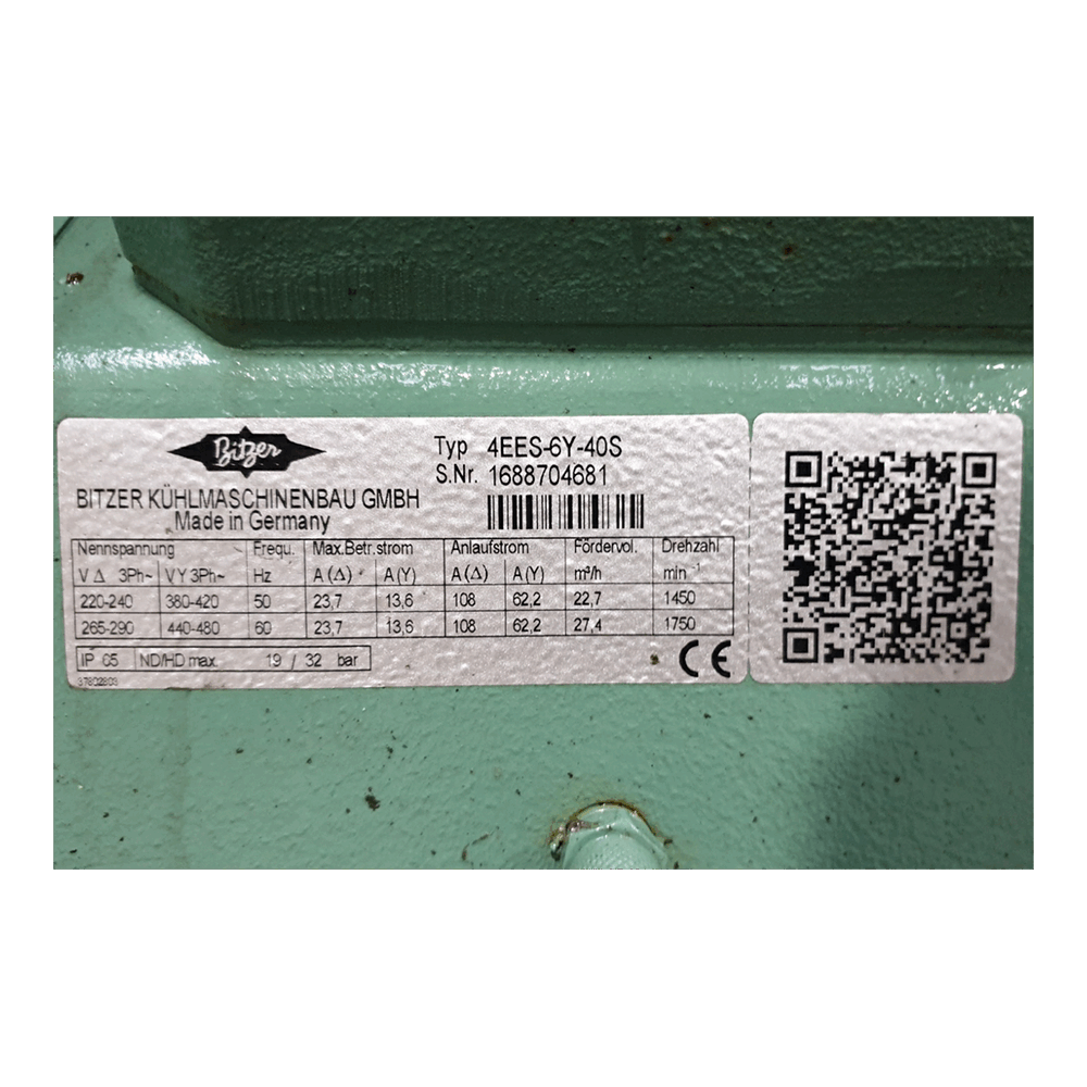 Bitzer Compresor 4EES-6Y-40S