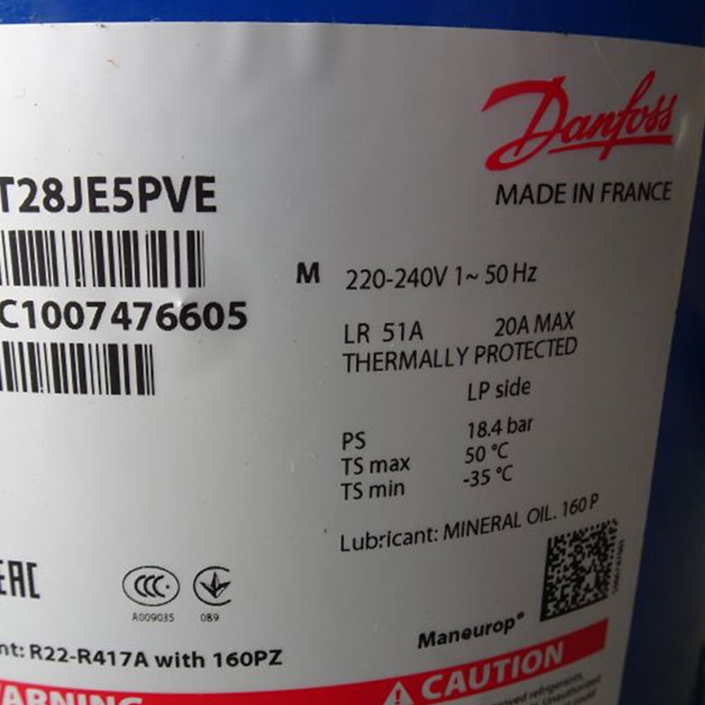 Danfoss Compressor MT28JE5PVE