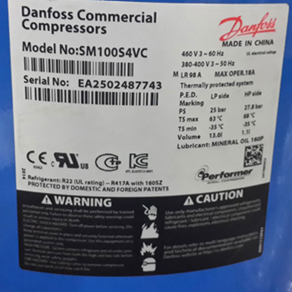 Danfoss Compressor SM100S4VC