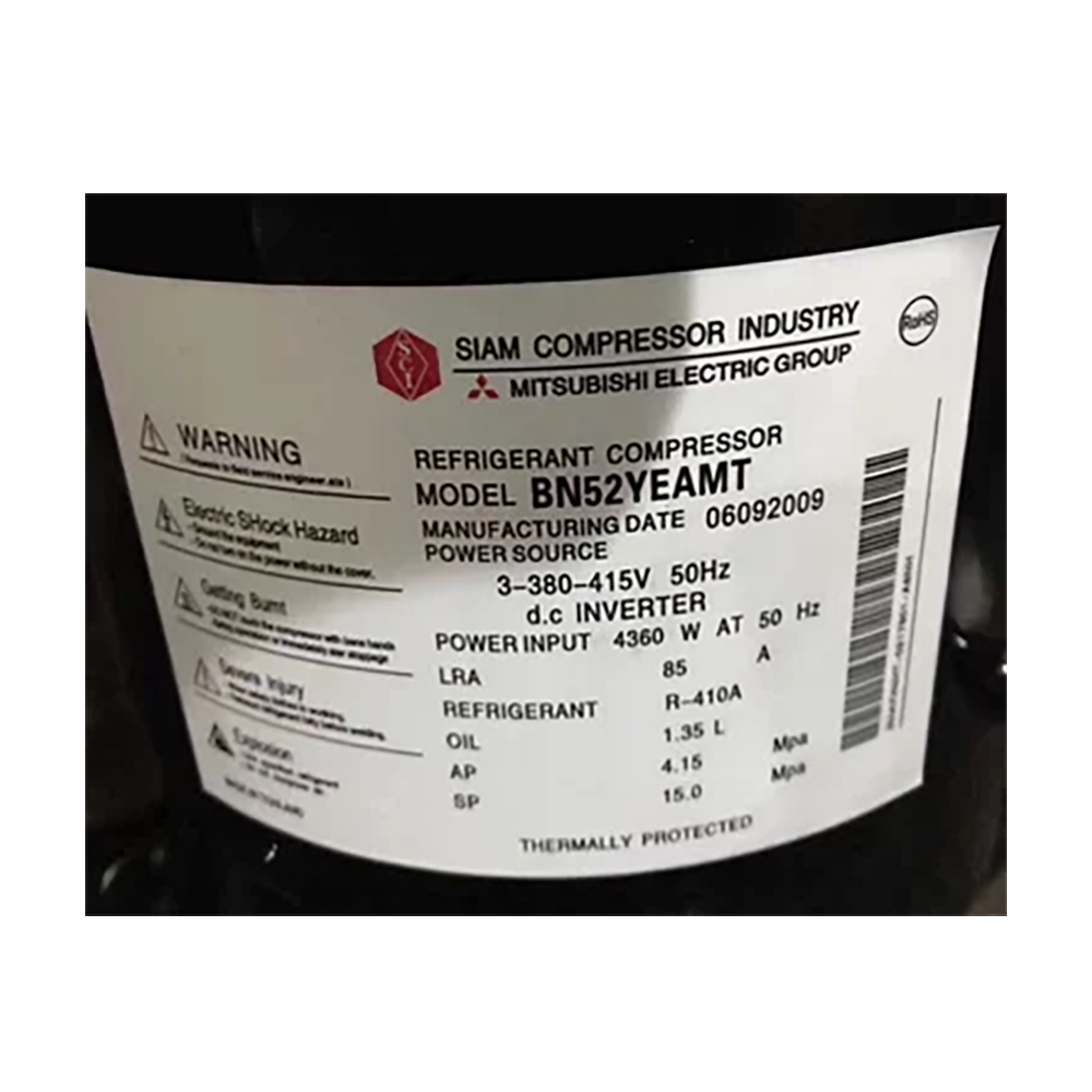 Mitsubishi Compressor BN52YEAMT