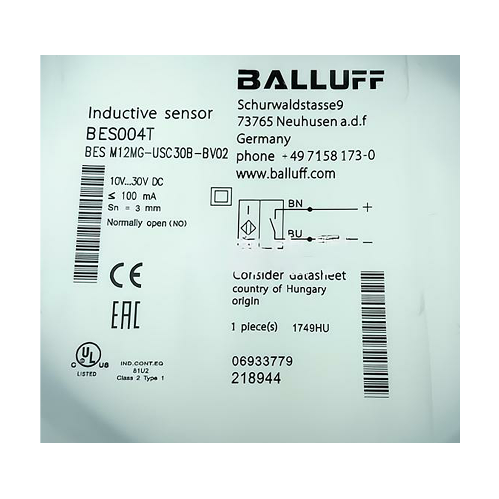 Balluff Sensor BES004T
