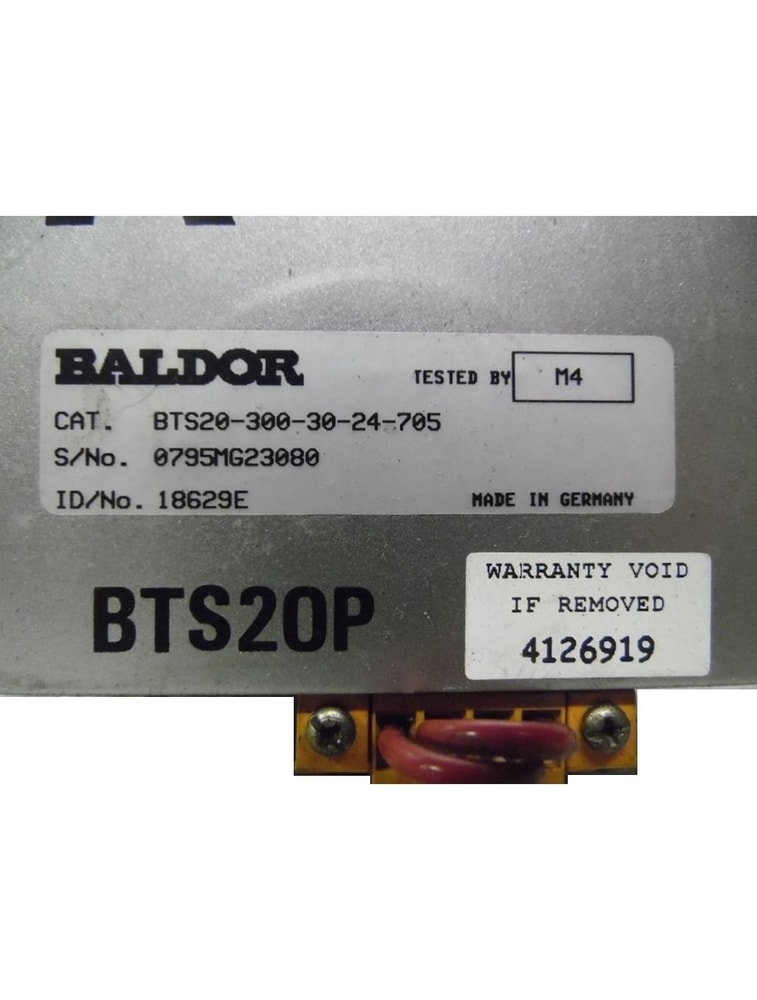 Baldor Servoaccionamiento BTS20-300-30-24-705