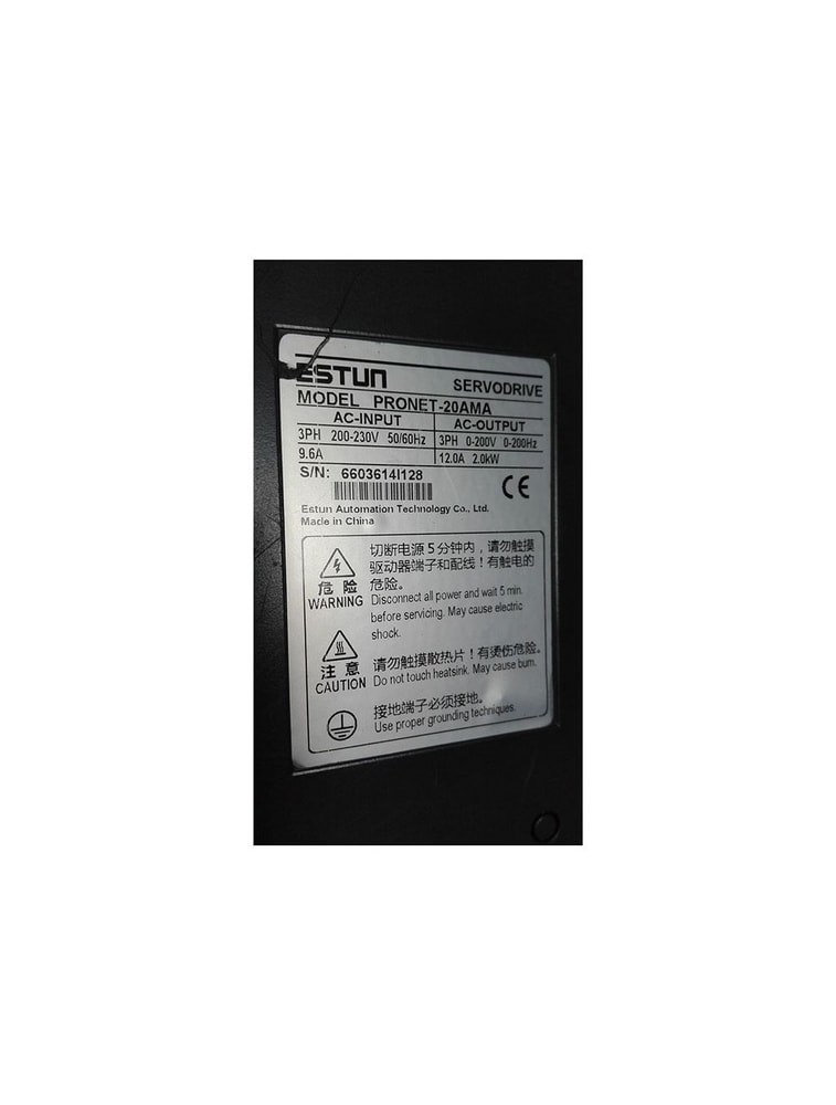 ESTUN Servoaccionamiento PRONET-20AMA