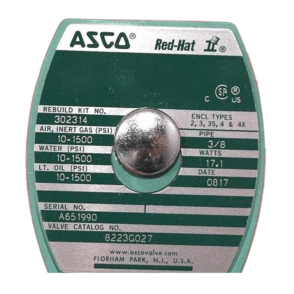 ASCO Solenoid Valve 8223G027