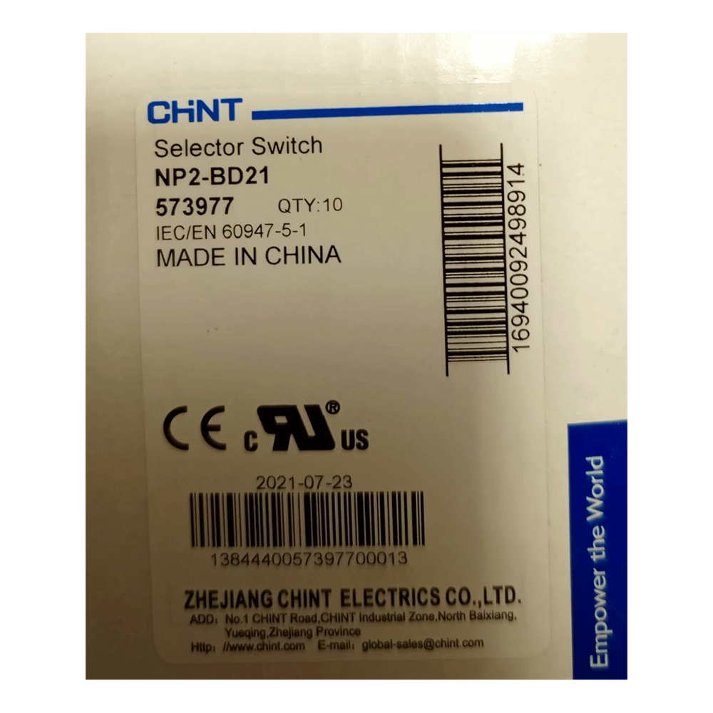 CHINT Switch NP2-BD21