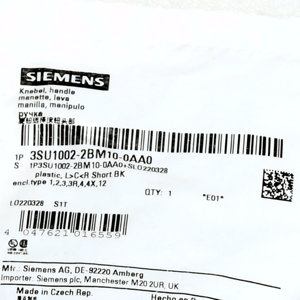 Siemens Interruptor 3SU1002-2BM10-0AA0