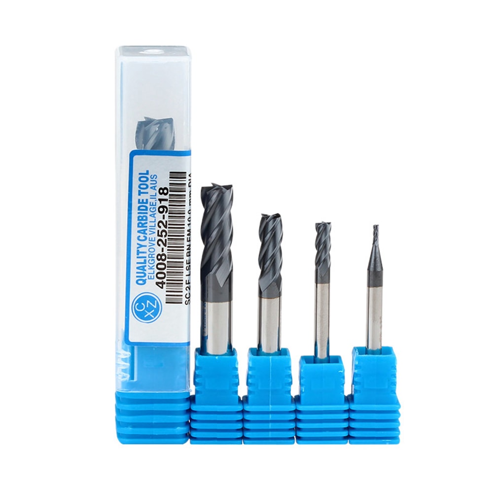 CXZ Herramienta para cortar metales 45° 4F 4.0mmx10Cx4x50L