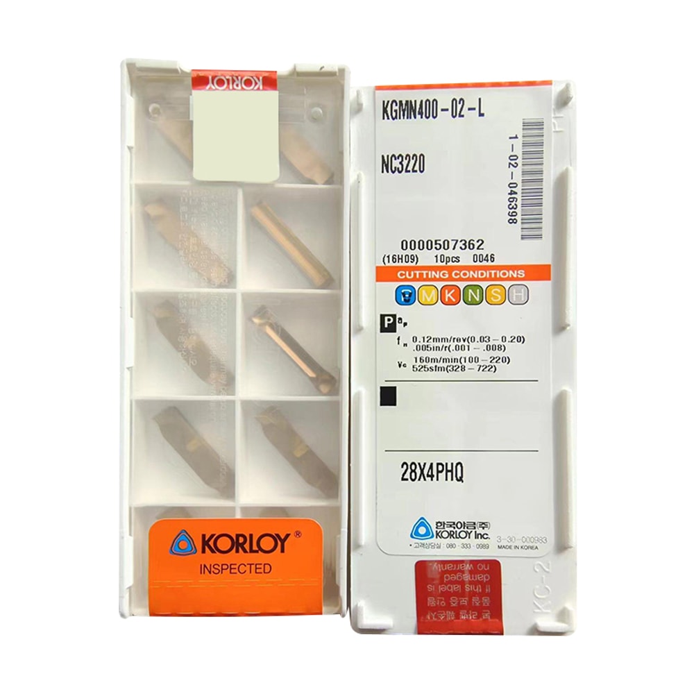 KORLOY Tool for Metal Cutting KGMN400-02-L NC3220