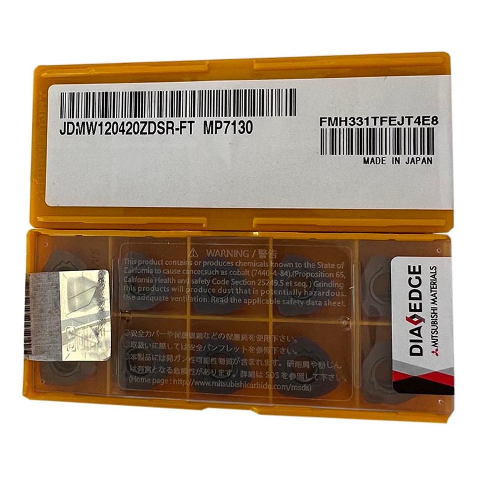 Mitsubishi Tool for Metal Cutting Insert JDMW120420ZDSR-FT MP7130