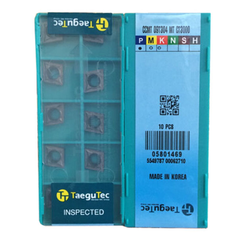 TaeguTec Tool for Metal Cutting DCMT11T304MT CT3000