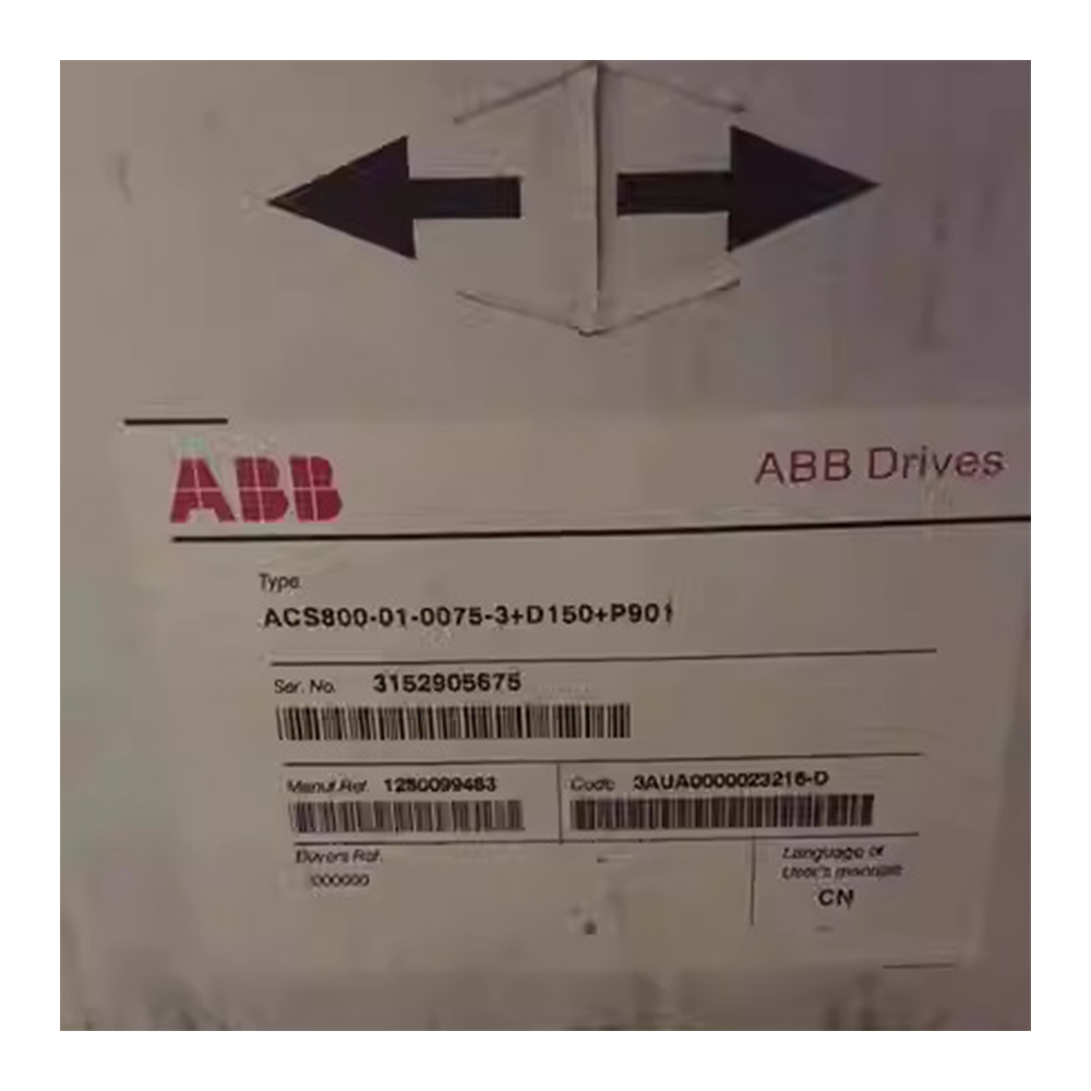 ABB Frequency Converter VFD ACS800-01-0075-3+D150+P901