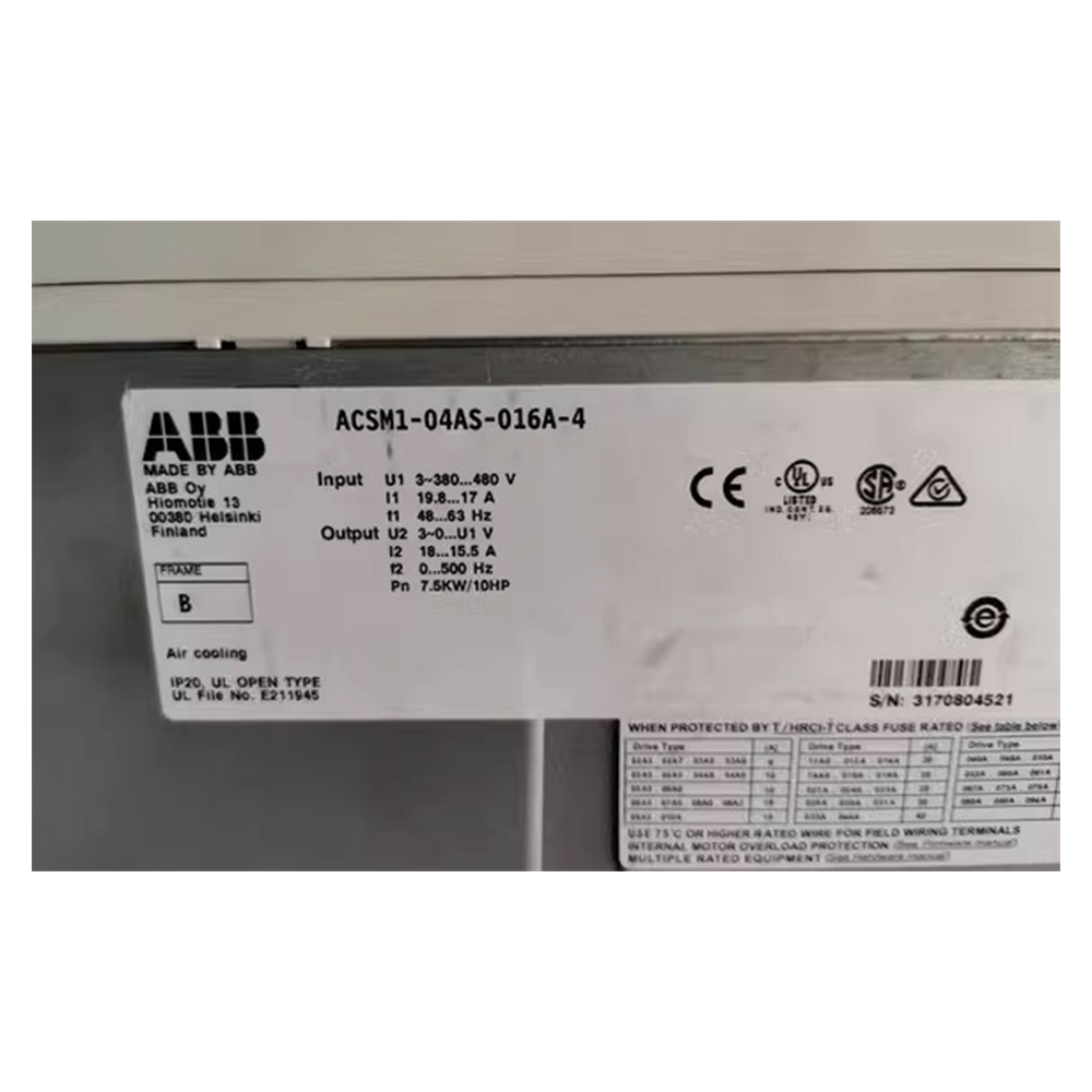 ABB Frequency Converter VFD ACSM1-04AS-016A-4