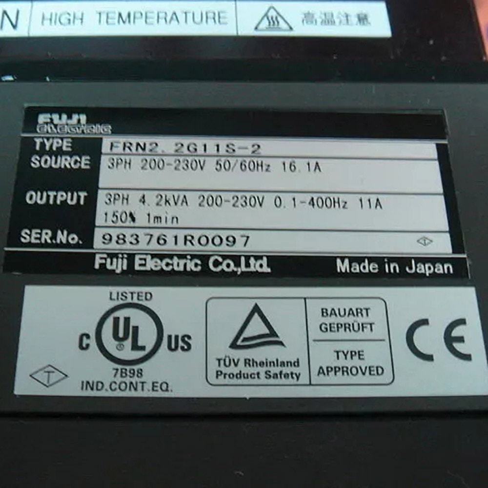 Fuji VFD Frequency Converter FRN2.2G11S-2