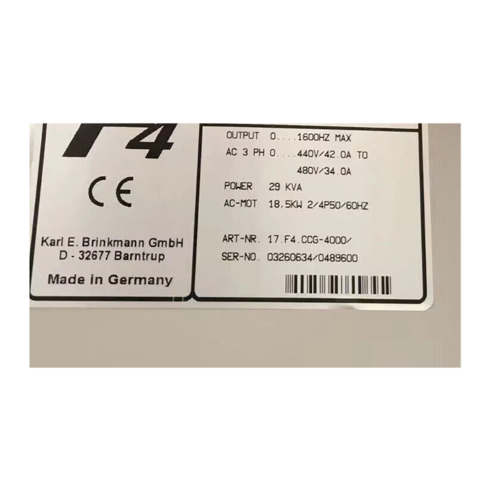 Keb Frequency Converter VFD 17.F4.CCG-4000