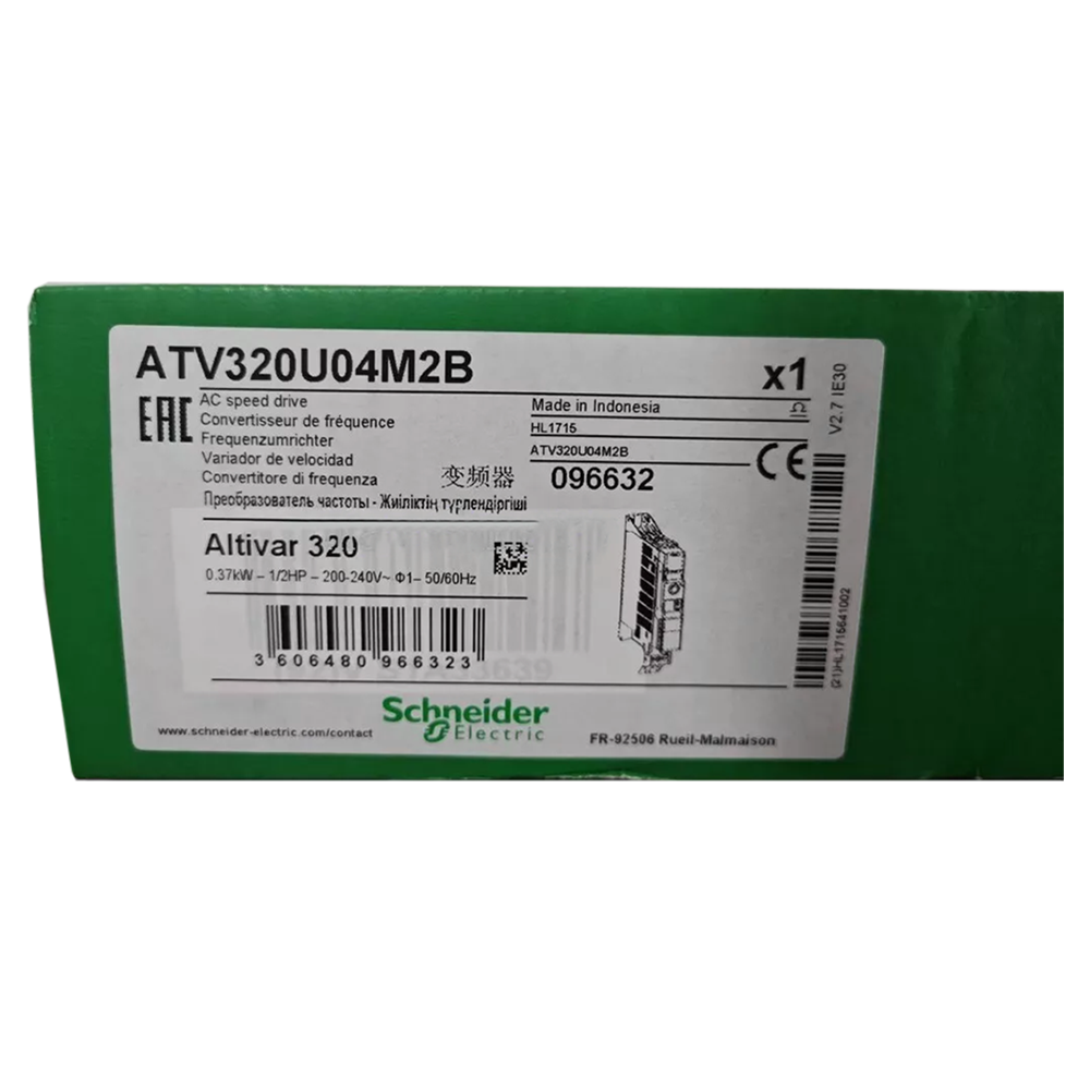 Schneider Frequency Converter VFD ATV320U04M2B
