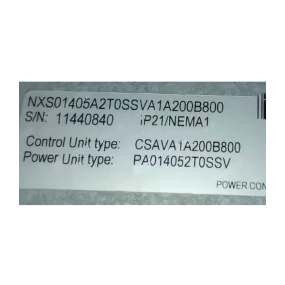 VACON Frequency Converter VFD NXS01405A2TOSSVA1A200B800