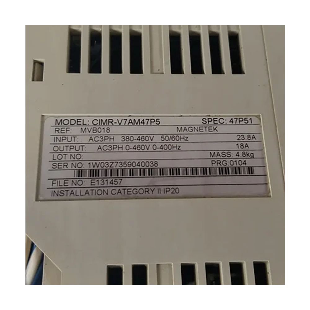 Yaskawa VFD Frequency Converter CIMR-V7AM47P5