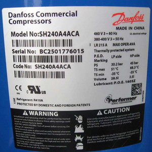New In stock for sale, Danfoss Compressor SH240A4ACA