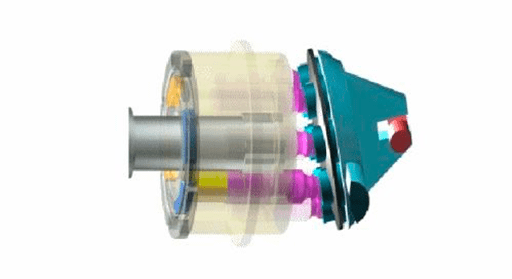 A photo about a hydraulic motor